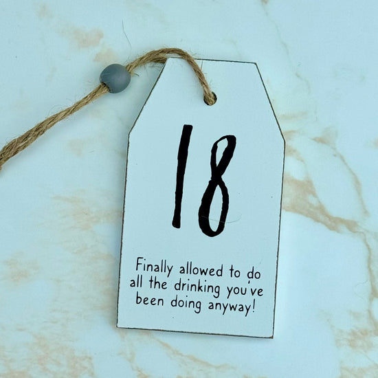 18th Birthday hanging sign