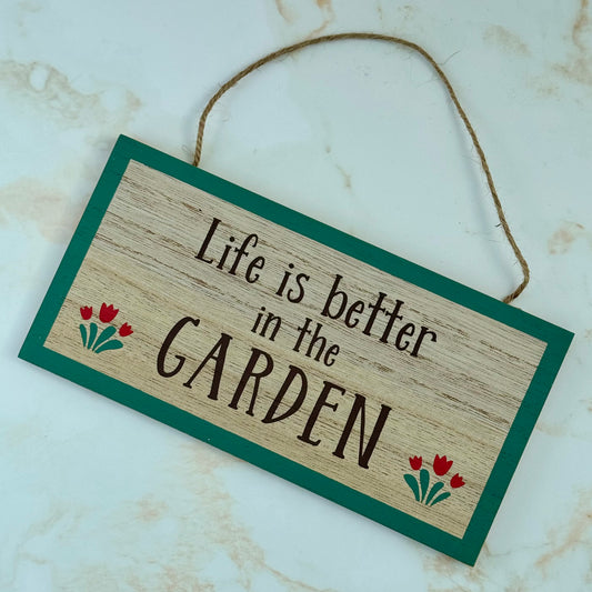 Garden Hanging Sign