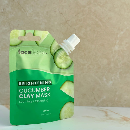 Cucumber clay makes by face facts