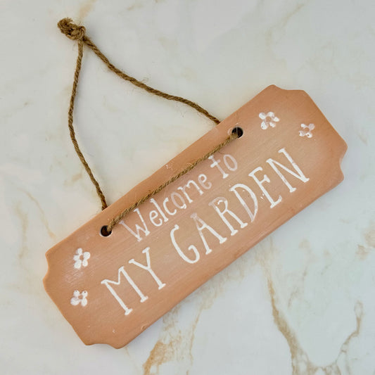 Welcome to the Garden Sign