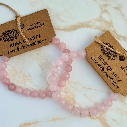 Rose Quartz Gemstone Bracelets