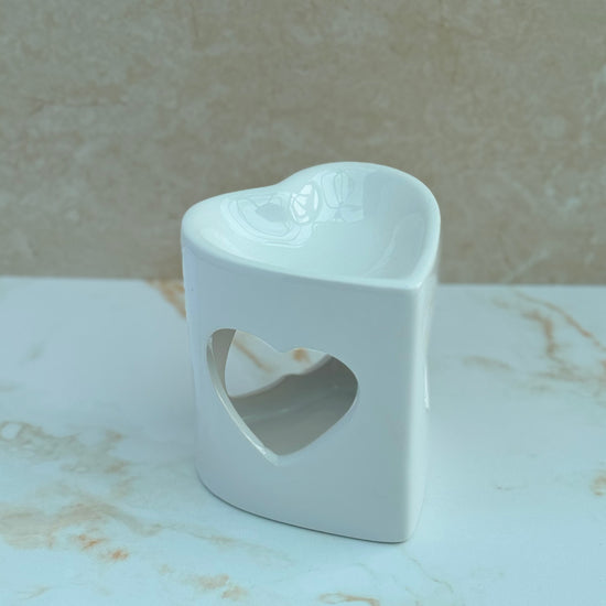 Heart cut out oil burner 