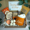 Autumn Hug In A Box Gift set with 'Hello Autumn mug and cozy socks