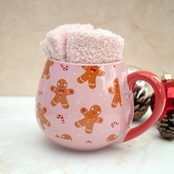 Gingerbread Mug with Cosy Socks