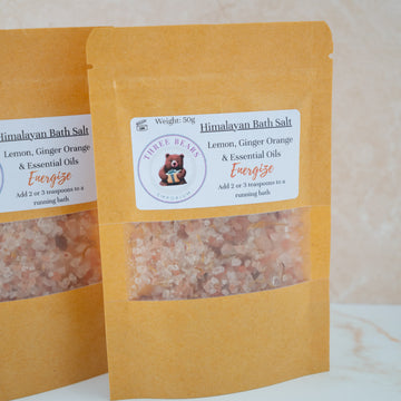 Himalayan Bath Salt -Lemon & Ginger Orange