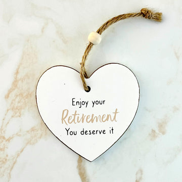 Retirement Hanging Sign