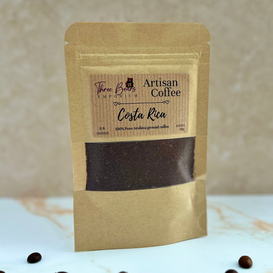 Costa Rica Coffee blend of 100% pure arabica coffee