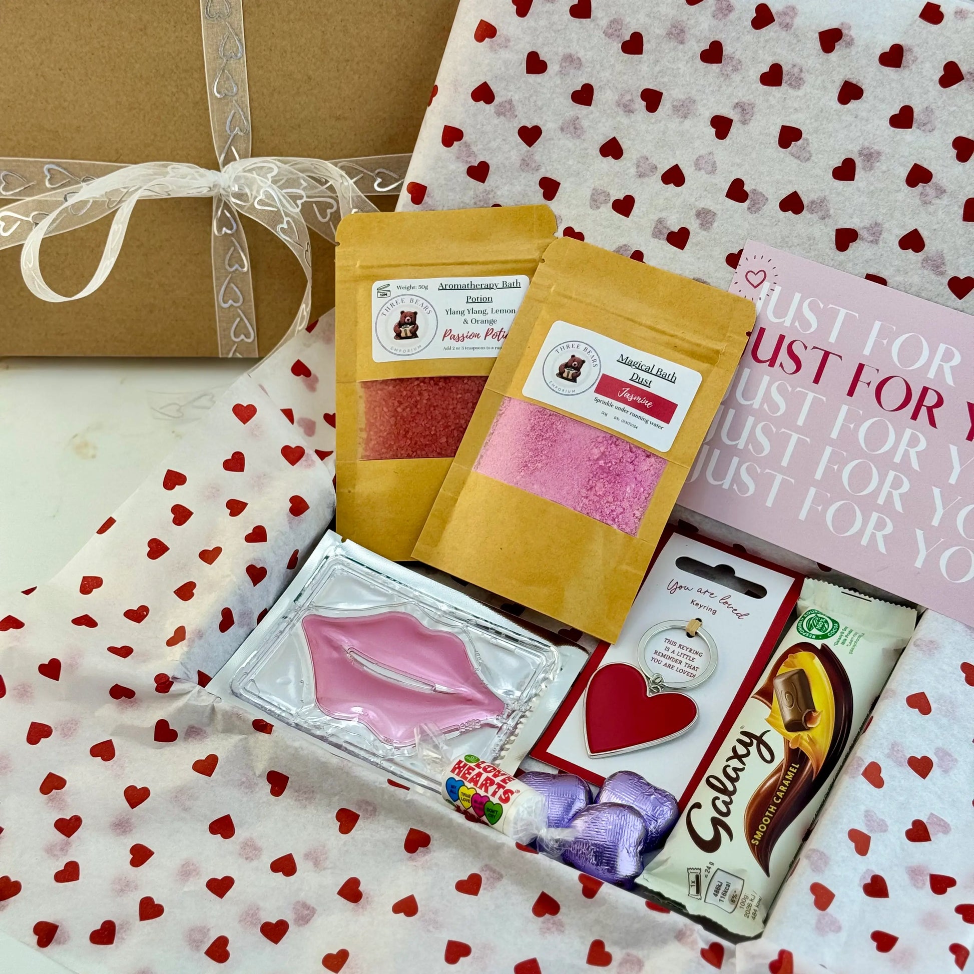 Self Care, Self Love Letterbox Gift open with outer gift box